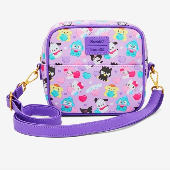 Loungefly Sanrio Hello Kitty and Friends Hearts Crossbody Bag - Picture 1 of 6